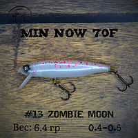 Воблер SHINDIN Min Now 70F (6,4g/0,4-0,6m) Цвет #13 Zombie Moon