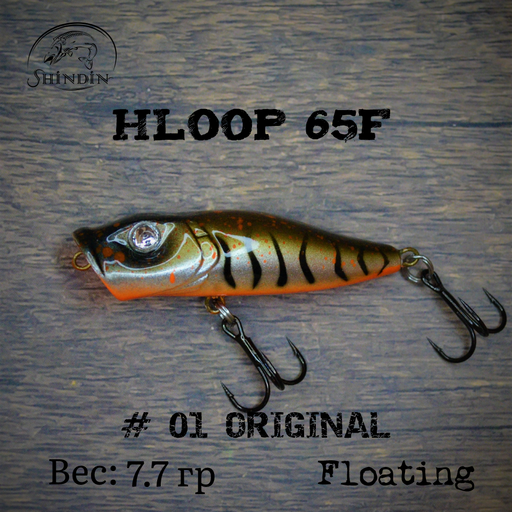 Воблер SHINDIN Hloop 45F (3,6g/плавающий) Цвет #01 Original
