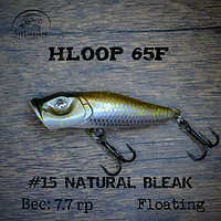 Воблер SHINDIN Hloop 45F (3,6g/плавающий) Цвет #15 Natural Bleak