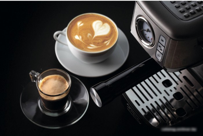 Рожковая помповая кофеварка Ariete Espresso Slim Moderna 1381/10 - фото 4 - id-p206980711