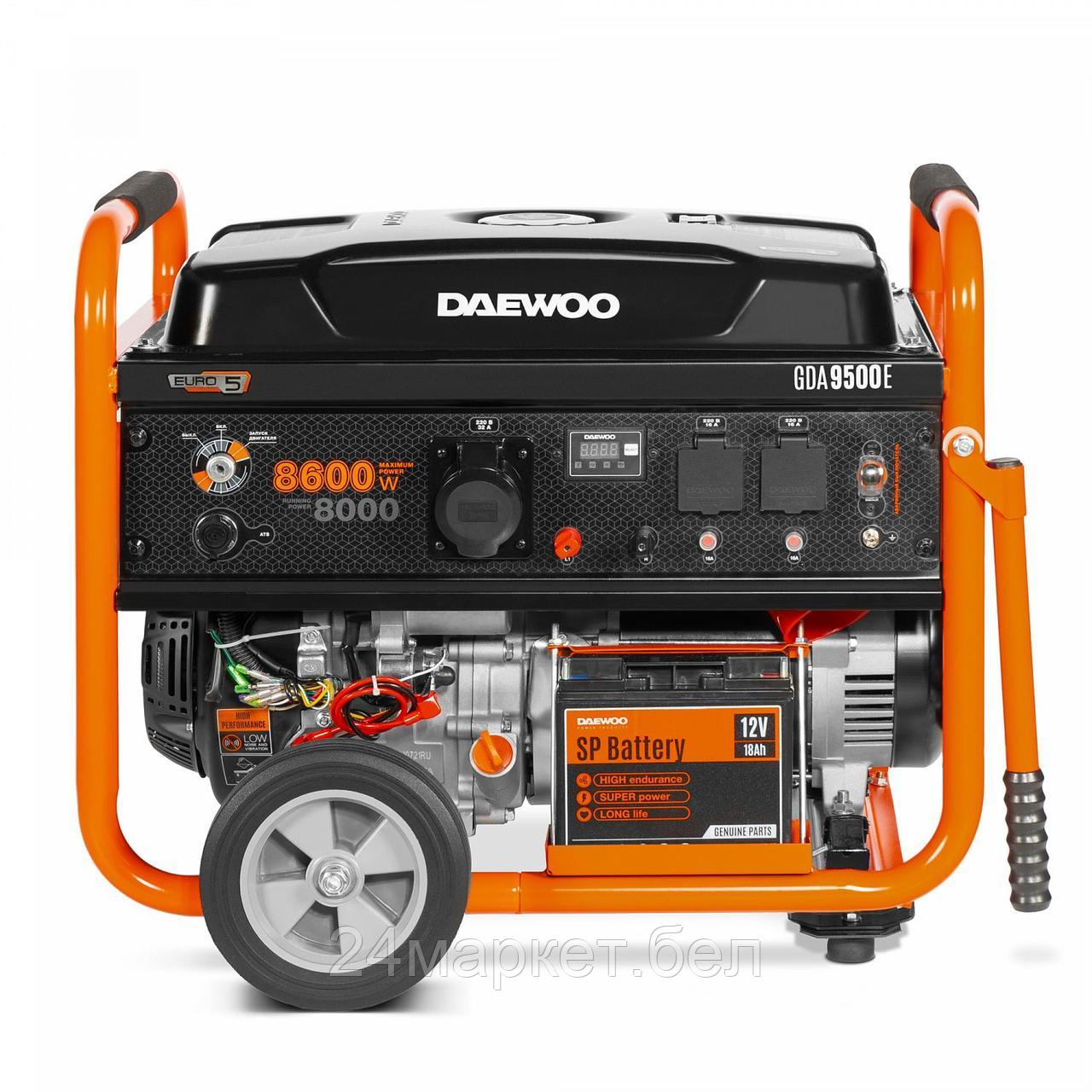 Бензиновый генератор Daewoo Power GDA 9500E - фото 4 - id-p206980916