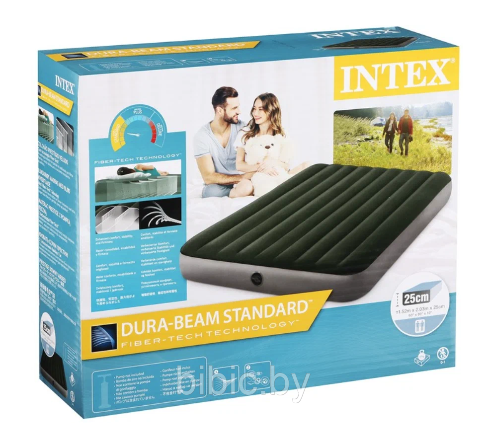 Надувной матрас кровать Intex Интекс 64109 плавательный универсальный для купания плавания и сна - фото 2 - id-p206983577