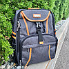 Спортивный стильный рюкзак OMASKA с USB / термо / непромокаемое отделение, серый, фото 8