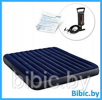 Надувной матрас Classic Downy Airbed Intex Интекс 64755 плавательный универсальный для купания плавания и сна