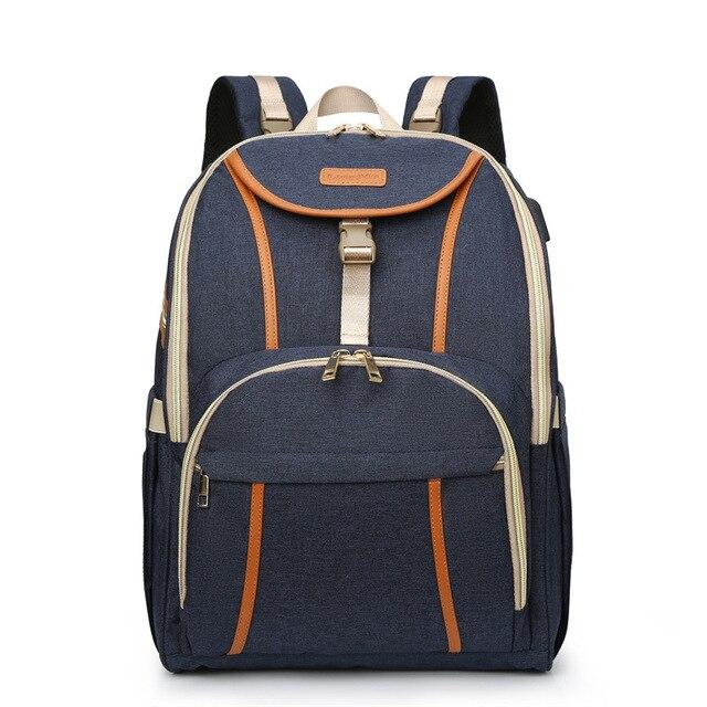 Спортивный стильный рюкзак OMASKA с USB / термо / непромокаемое отделение, серый - фото 9 - id-p206983590