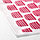 IKEA/ ИСТАД пакет закрывающийся, с рисунком красный/розовый 50шт, фото 6