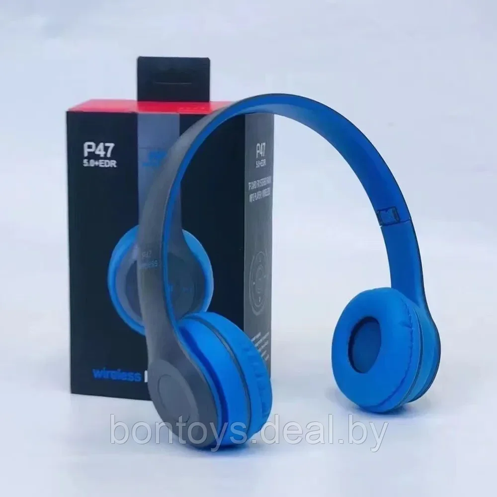 Беспроводные наушники P47 Wireless Headphones - фото 4 - id-p204699979