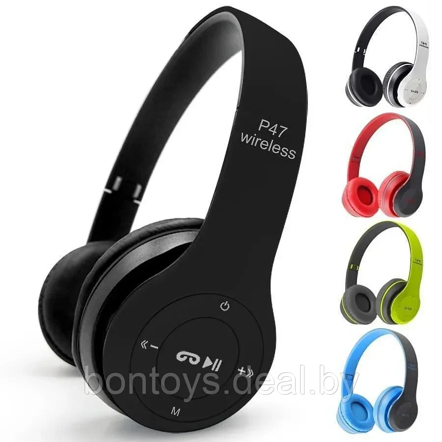Беспроводные наушники P47 Wireless Headphones - фото 5 - id-p204699979
