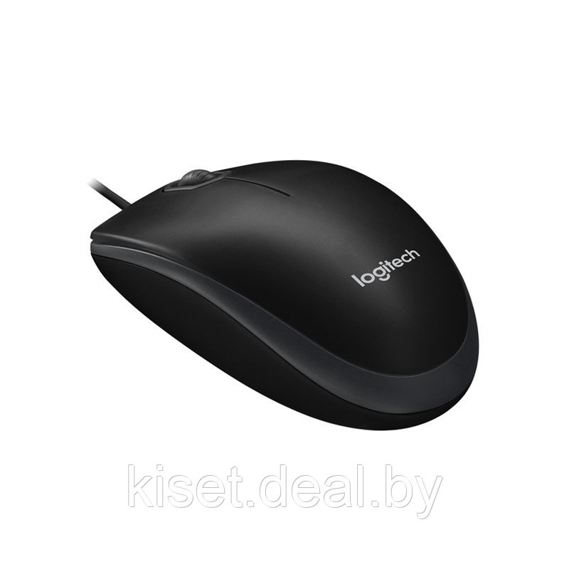 Мышь проводная Logitech B100 черный - фото 2 - id-p206987517