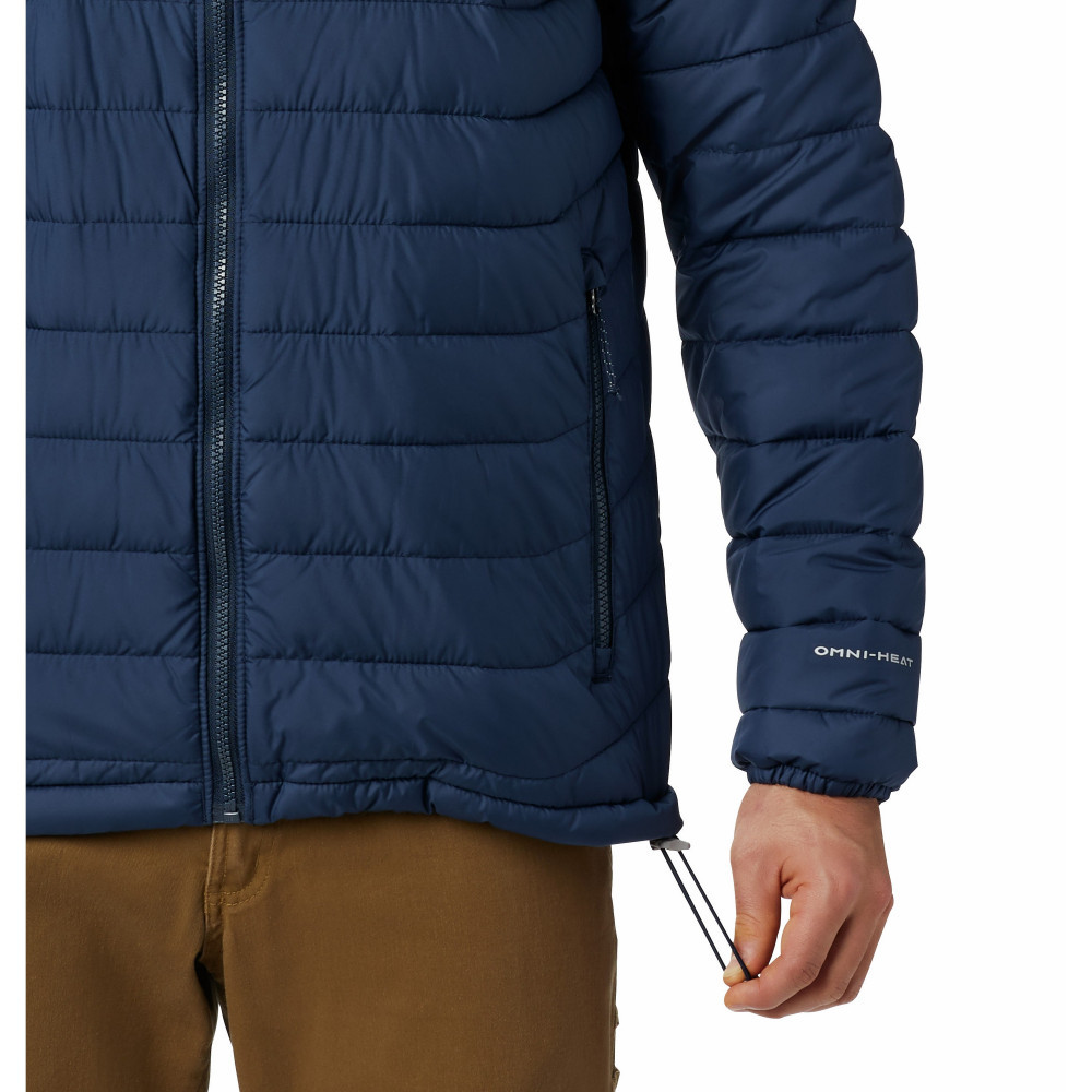 Куртка мужская Columbia Powder Lite Jacket тёмно-синий - фото 4 - id-p206895403