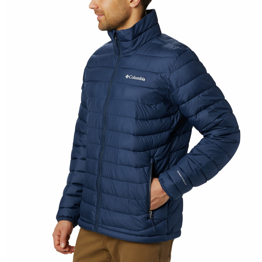 Куртка мужская Columbia Powder Lite Jacket тёмно-синий - фото 3 - id-p206895404