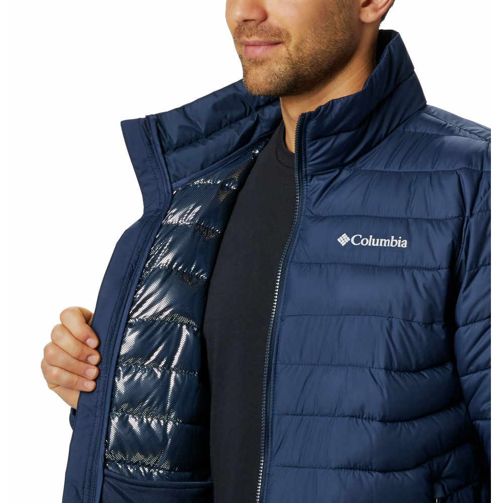 Куртка мужская Columbia Powder Lite Jacket тёмно-синий - фото 5 - id-p206895404