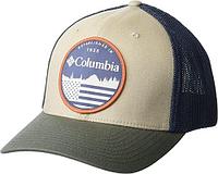 Бейсболка Columbia Mesh Ballcap бежевый, синий, зеленый