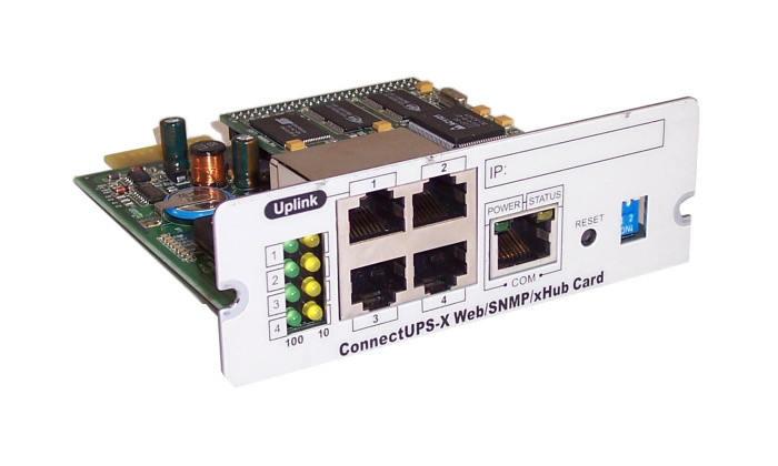 Сетевая карта Eaton 116750221-001 ConnectUPS-X Web/SNMP/xHub card - фото 1 - id-p206990311