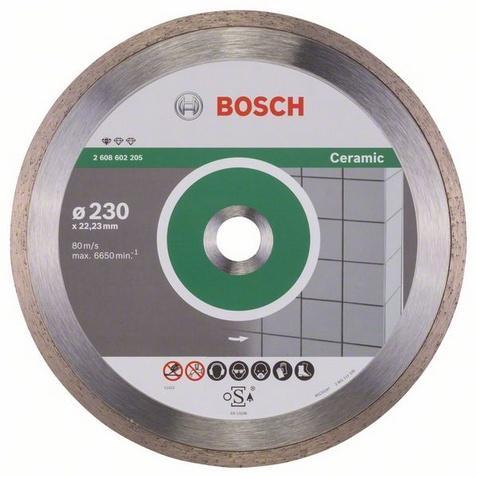 Диск отрезной по керам. Bosch Standard for Ceramic (2608602205) d 230мм d(посад.) 22.23мм (угловые шлифмашины) - фото 1 - id-p203907959