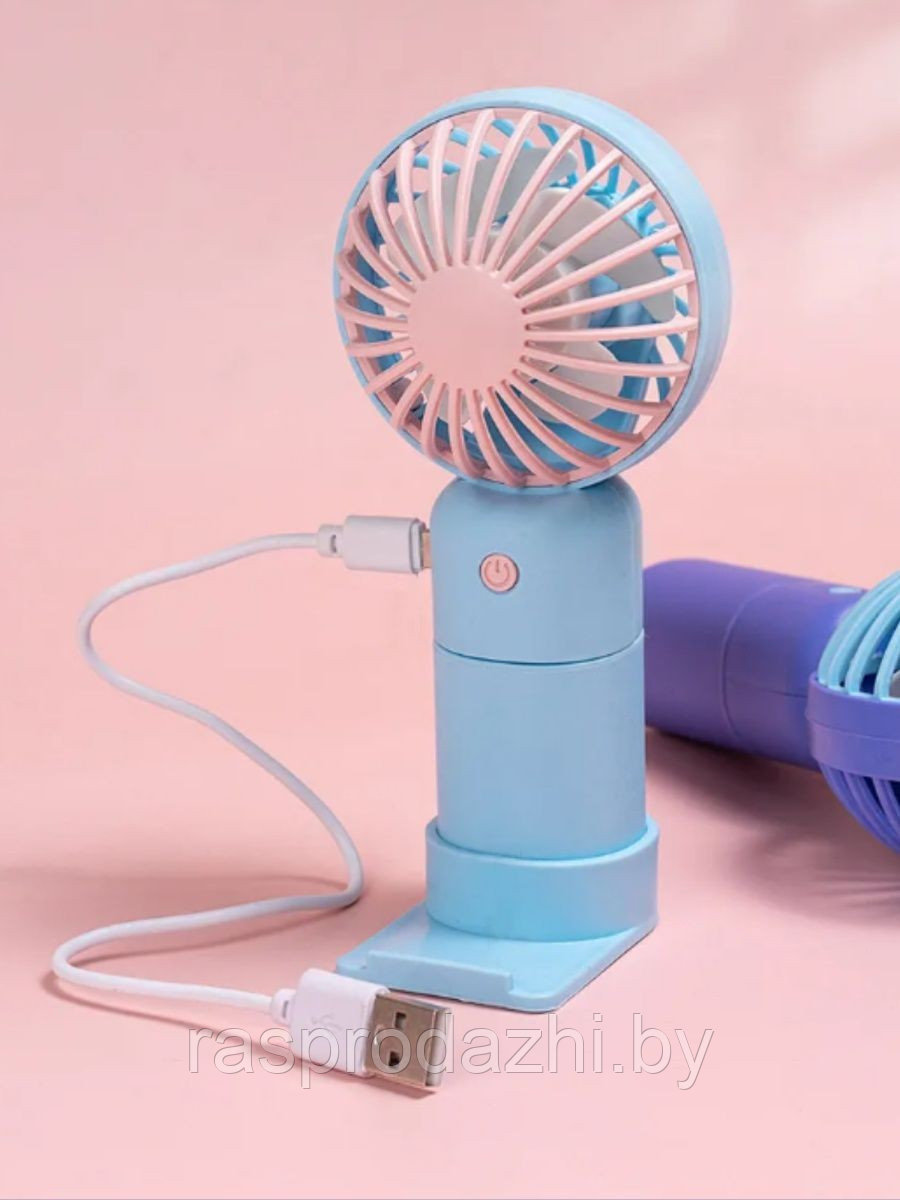 Портативный мини вентилятор USB 2в1 MINI FAN - фото 2 - id-p206992135