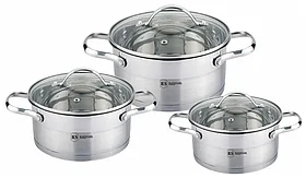 Набор кастрюль Rainstahl RS\CW 1644-06 (1.8л/2.5л/3.4л)