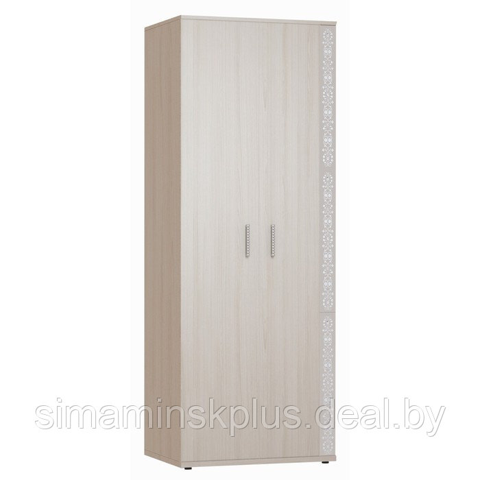 Шкаф для платья «Ассоль», 800×572×2142 мм, цвет ясень шимо светлый - фото 1 - id-p206992938