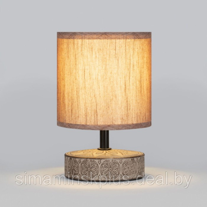 Настольная лампа Rivoli Eleanor 1хЕ14, 40 Вт керамика, цвет кофейный - фото 7 - id-p206993311