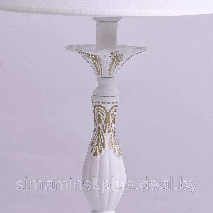 Настольная лампа «Свеча», 1x40W E27, белый 28x28x50 см - фото 4 - id-p206993381