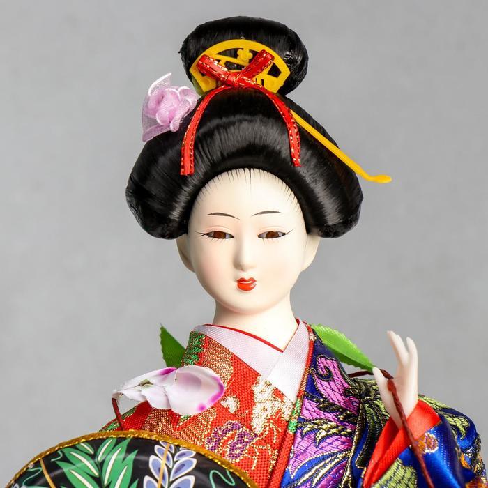 Кукла коллекционная "Гейша с веткой сакуры" 40 см - фото 5 - id-p206994576