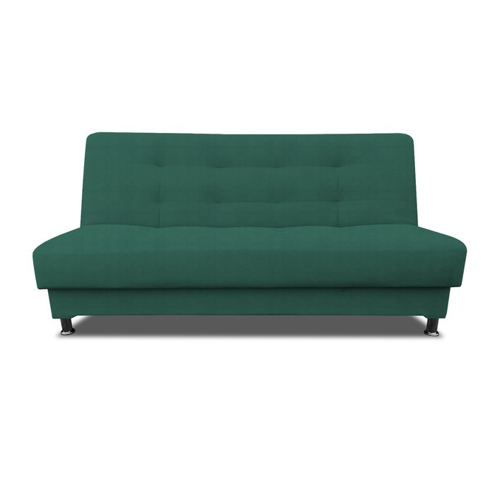 Прямой диван «Идальго», книжка, велюр bingo, цвет green - фото 1 - id-p206996643