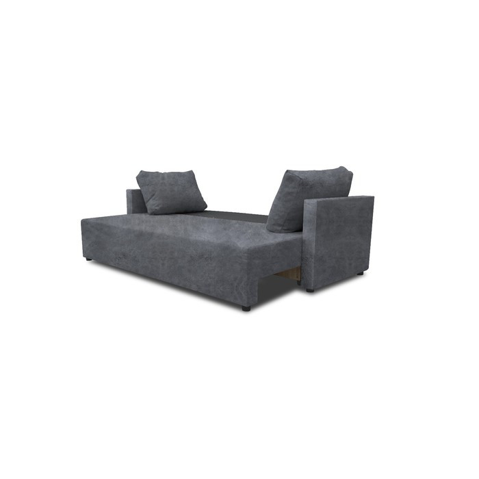 Прямой диван «Алиса 4», еврокнижка, велюр dakota, цвет grey - фото 3 - id-p206996725