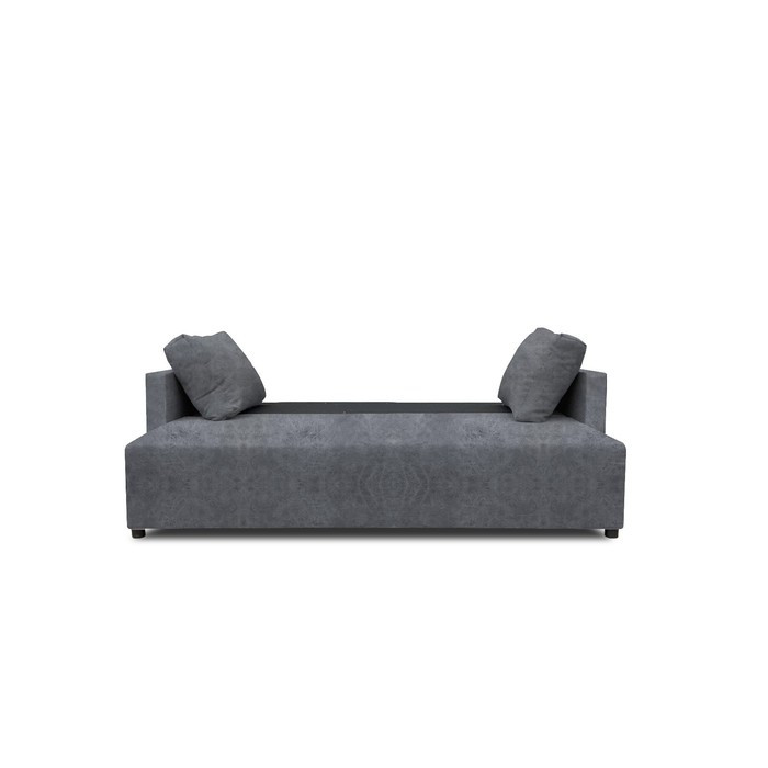Прямой диван «Алиса 4», еврокнижка, велюр dakota, цвет grey - фото 4 - id-p206996725