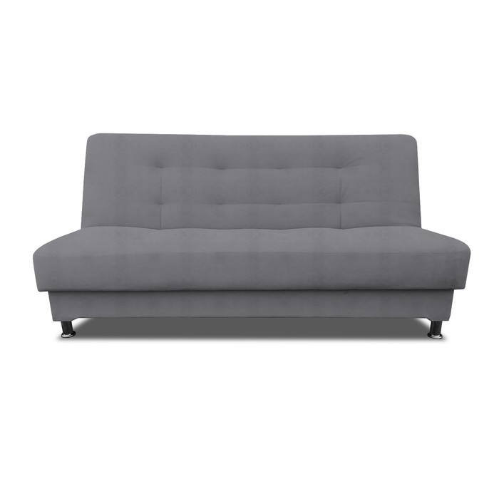 Прямой диван «Идальго», книжка, рогожка solta, цвет grey - фото 1 - id-p206996676
