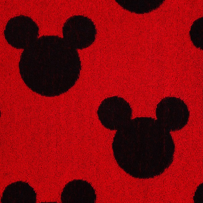 Полотенце махровое Mickey "Микки Маус", красный, 70х130 см, 100% хлопок, 420гр/м2 - фото 2 - id-p206997951