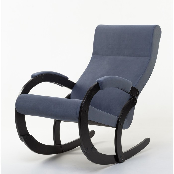 Кресло-качалка «Корсика», ткань микровелюр, цвет navy - фото 1 - id-p206996944