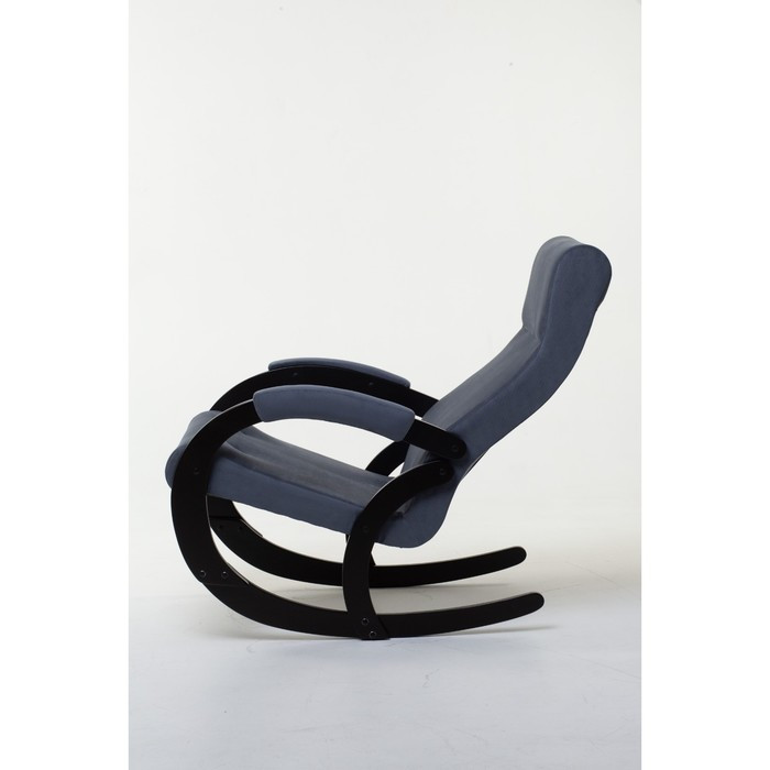 Кресло-качалка «Корсика», ткань микровелюр, цвет navy - фото 2 - id-p206996944