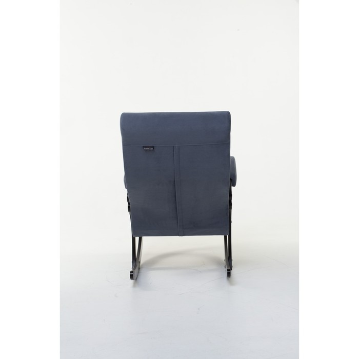 Кресло-качалка «Корсика», ткань микровелюр, цвет navy - фото 3 - id-p206996944