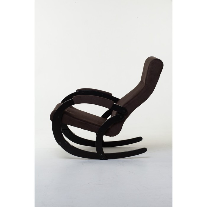 Кресло-качалка «Корсика», ткань микровелюр, цвет coffe - фото 2 - id-p206996946