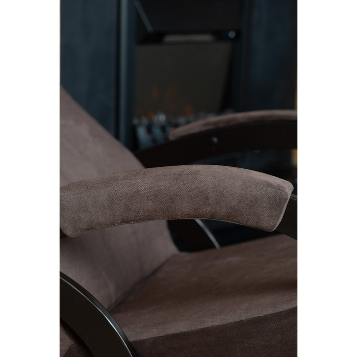 Кресло-качалка «Корсика», ткань микровелюр, цвет coffe - фото 8 - id-p206996946