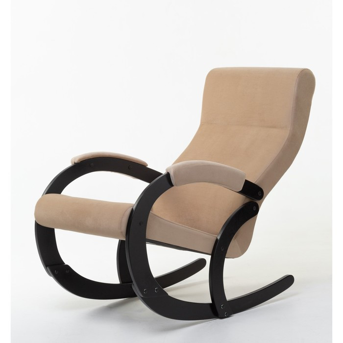 Кресло-качалка «Корсика», ткань микровелюр, цвет beige - фото 1 - id-p206996947