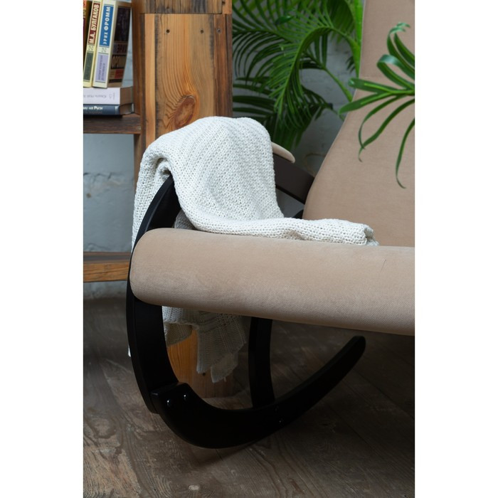 Кресло-качалка «Корсика», ткань микровелюр, цвет beige - фото 8 - id-p206996947