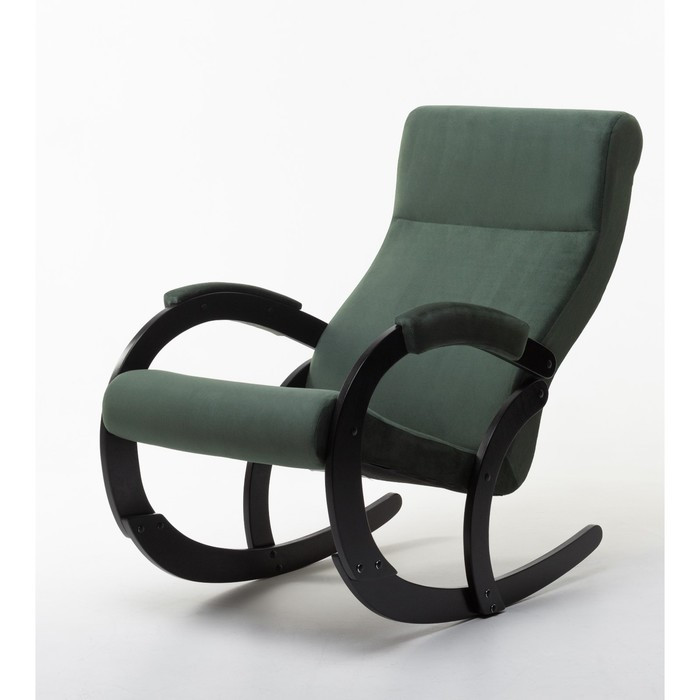 Кресло-качалка «Корсика», ткань микровелюр, цвет green - фото 1 - id-p206996948
