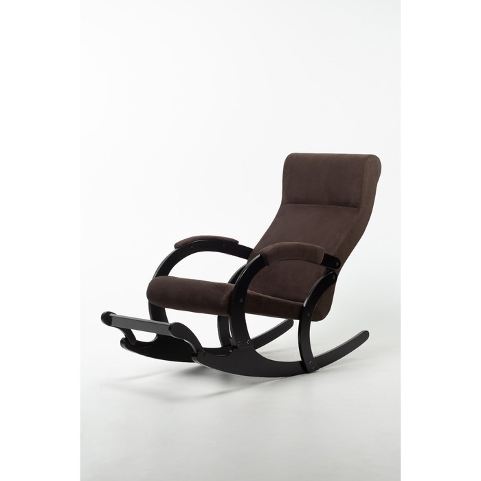 Кресло-качалка «Марсель», ткань микровелюр, цвет coffe - фото 1 - id-p206996949
