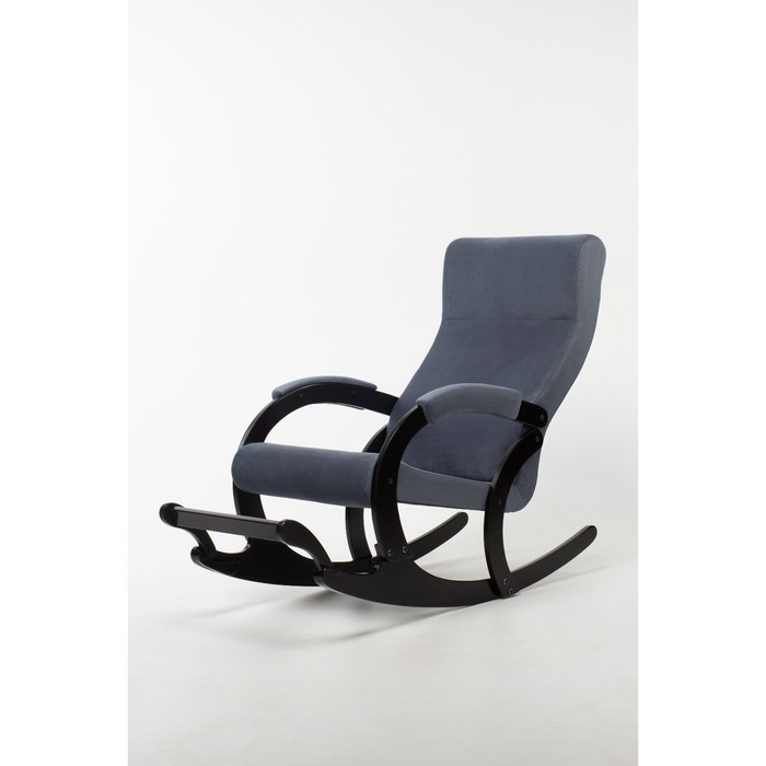 Кресло-качалка «Марсель», ткань микровелюр, цвет navy - фото 1 - id-p206996953