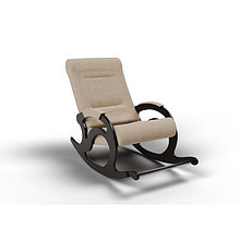 Кресло-качалка «Тироль», 1320 × 640 × 900 мм, ткань, цвет песок