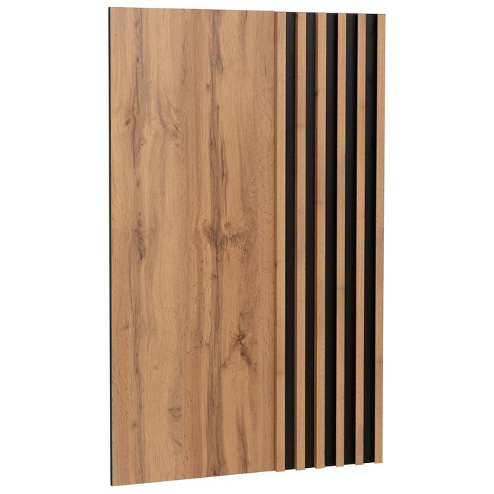 Шкаф для одежды «Либерти» 51.01, 820×429×2170 мм, опора металл, цвет дуб вотан / чёрный - фото 4 - id-p206997054