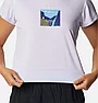 Футболка женская Columbia W Zero Ice Cirro-Cool™ SS Shirt фиолетовый, фото 5