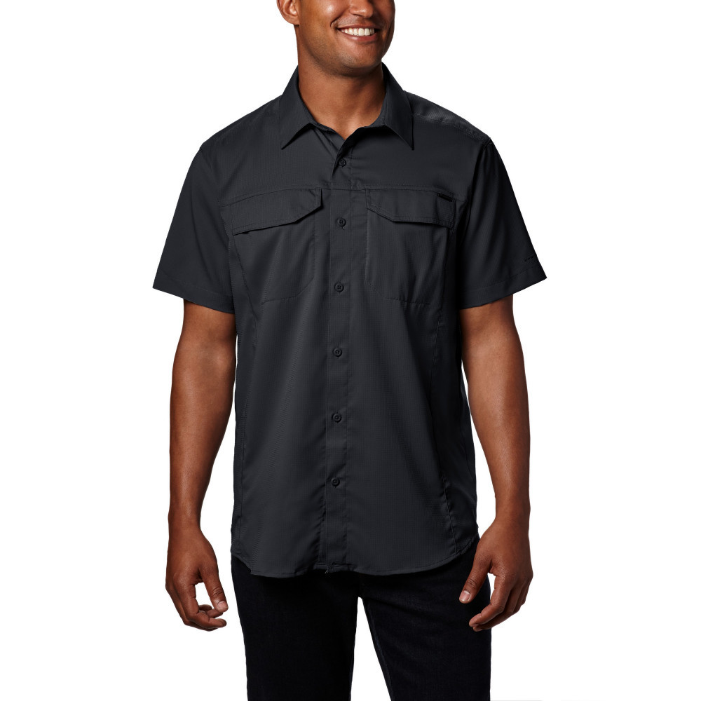 Рубашка мужская Columbia Silver Ridge Utility Lite Short Sleeve черный - фото 1 - id-p206895693