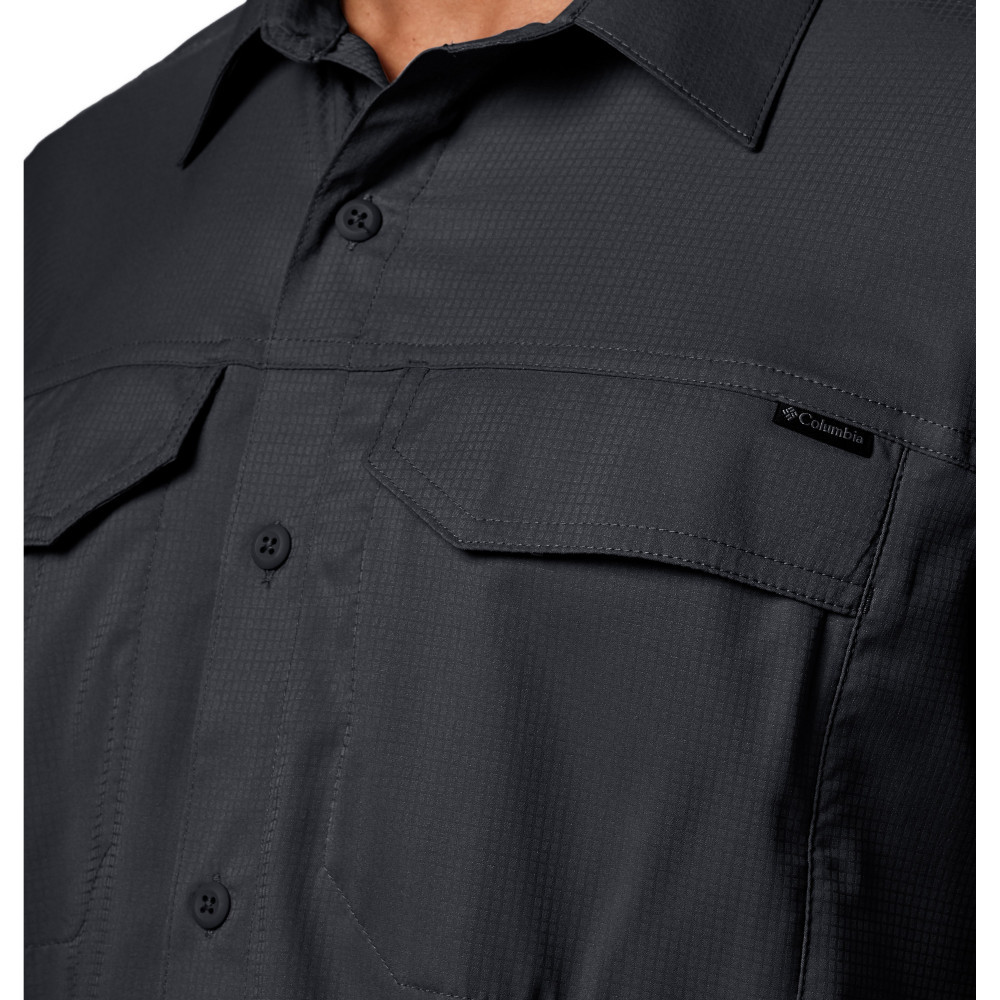 Рубашка мужская Columbia Silver Ridge Utility Lite Short Sleeve черный - фото 3 - id-p206895693