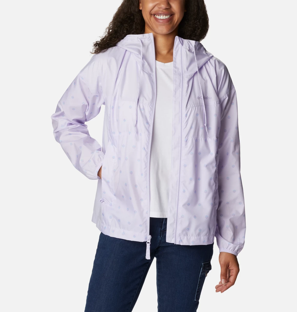 Куртка женская Columbia Flash Challenger Novelty фиолетовый - фото 5 - id-p206895330