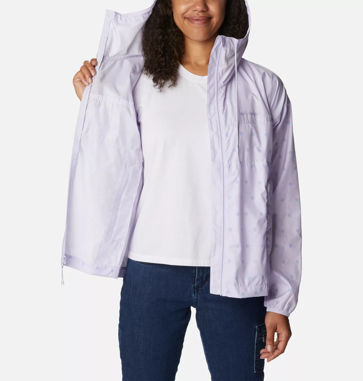 Куртка женская Columbia Flash Challenger Novelty фиолетовый - фото 6 - id-p206895331