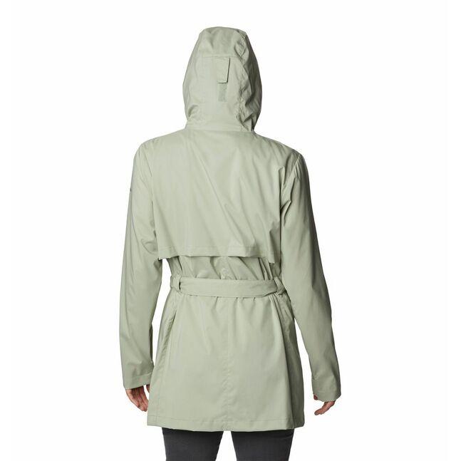 Куртка женская Columbia Pardon My Trench Rain Jacket зеленый - фото 6 - id-p206895335