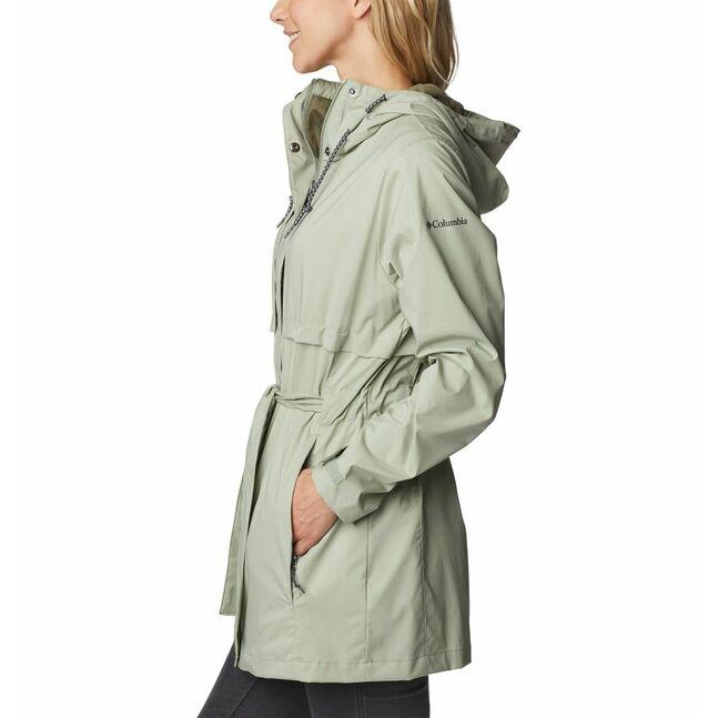Куртка женская Columbia Pardon My Trench Rain Jacket зеленый - фото 5 - id-p206895336