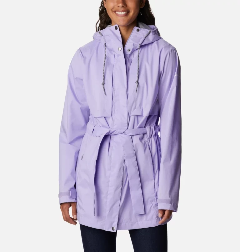 Куртка женская Columbia Pardon My Trench Rain Jacket фиолетовый - фото 1 - id-p206895341